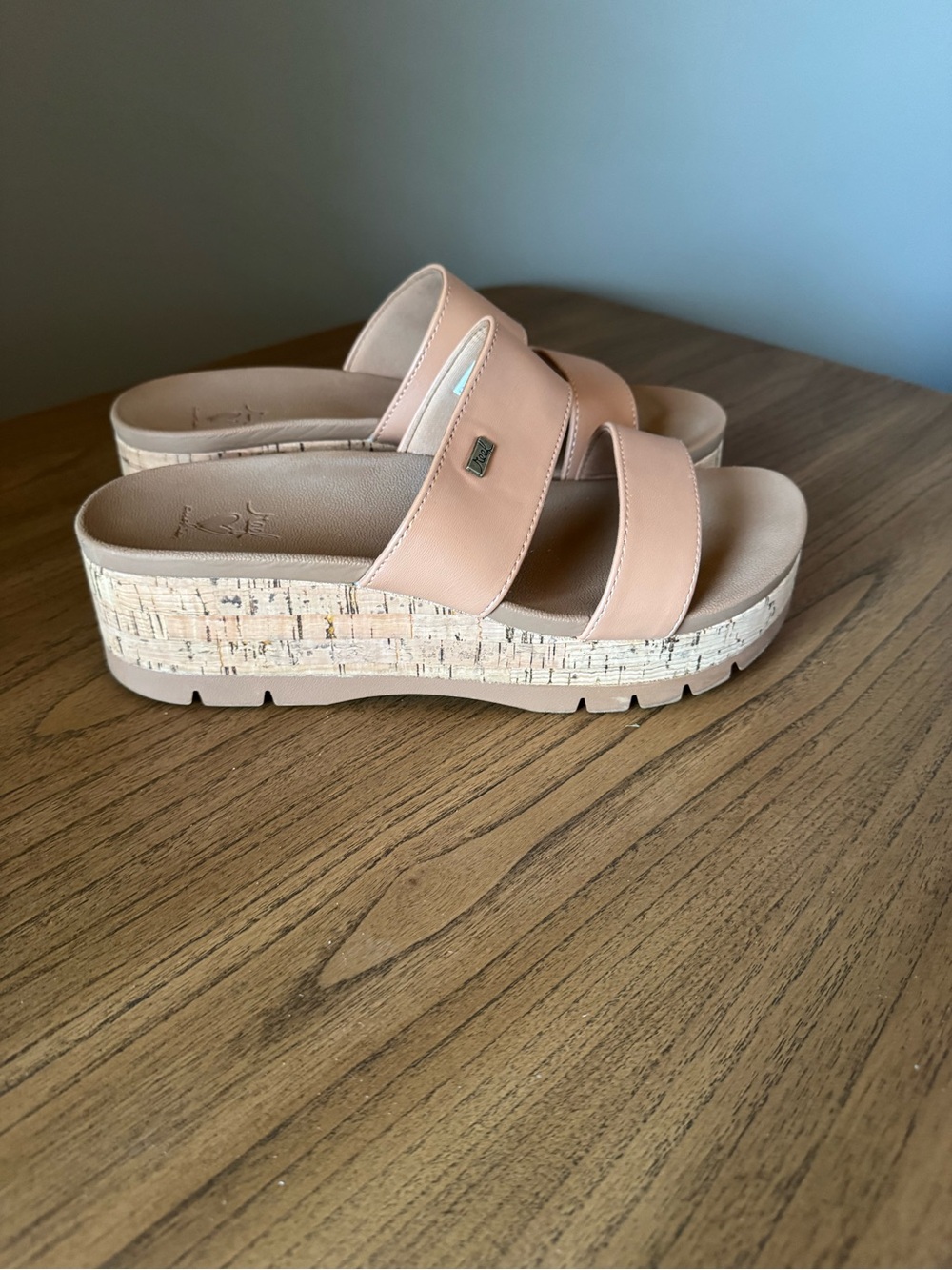 Reef Horizon 2.5 Luca Double-Strap Wedge Sandals in Natural
